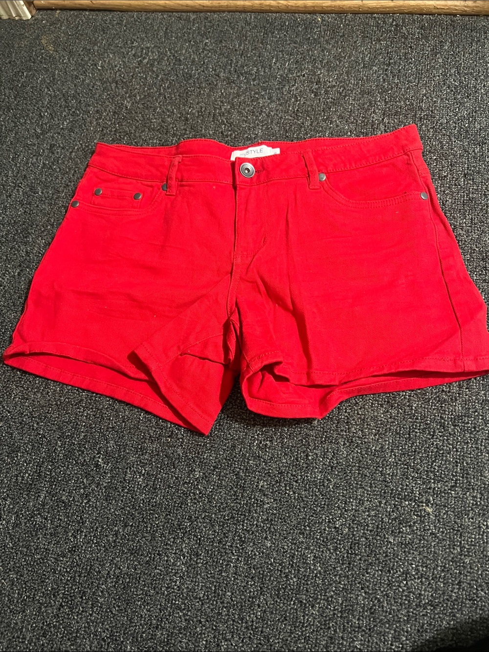Style Red Women's Casual Cotton Shorts